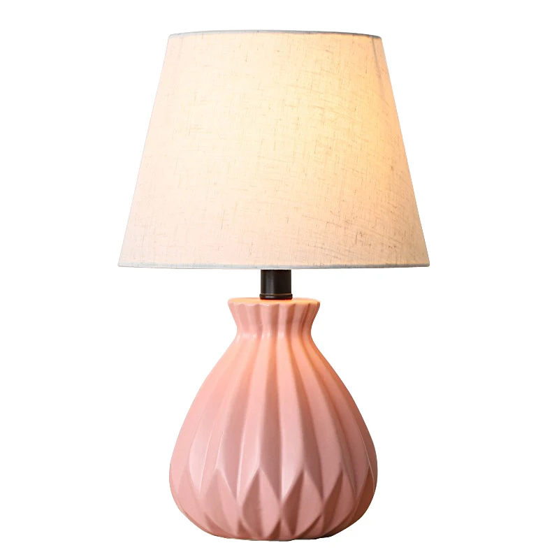 Современная Керамическая Настольная лампа для гостиной креативный милый теплый