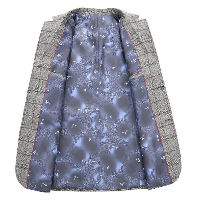 Мужской деловой пиджак FGKKS повседневный блейзер в официальном стиле Осень зима