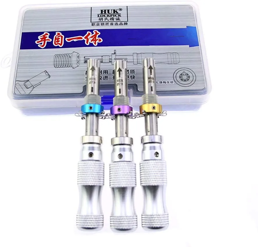 

Adjustable Tubular Safe Box Tools 3 in 1 Longer 7Pins 7.00MM 7.5MM 7.8MM with Lock
