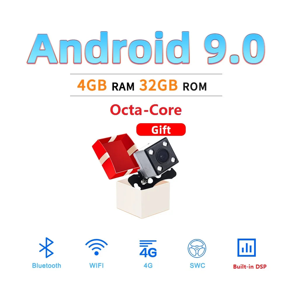 4G 32G Built in DSP DSP Android 9 автомобильный gps навигация нет автомобильный dvd-плеер для Renault Kwid автомобильное Стерео Радио мультимедийный плеер головное устройство - Цвет: 4G 32G Built in DSP