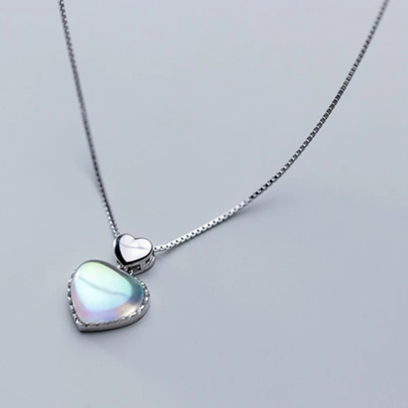 Silver Trustdavis, роскошное, 925 пробы, серебряное, любовь, синтетическая глазурь, подвеска, ожерелье для женщин, свадьба, хорошее серебро, 925, ювелирное изделие DA390 - Окраска металла: Silver