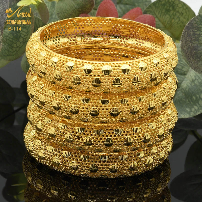 Африканские браслеты ANIID браслет для женщин Дубай 24-каратный золотой ювелирные