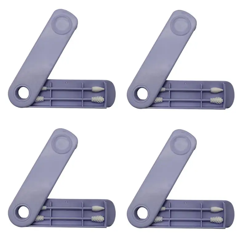 Многоразовые ватные тампоны с двумя головками для чистки лица и ушей