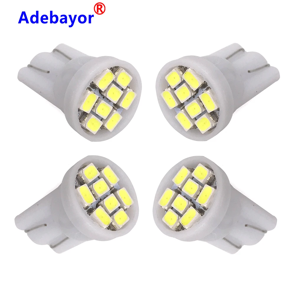 500 шт. Акция светодиодные T10 8 smd 1206 светодиодов 8SMD светильник 194 168 192 W5W 3020
