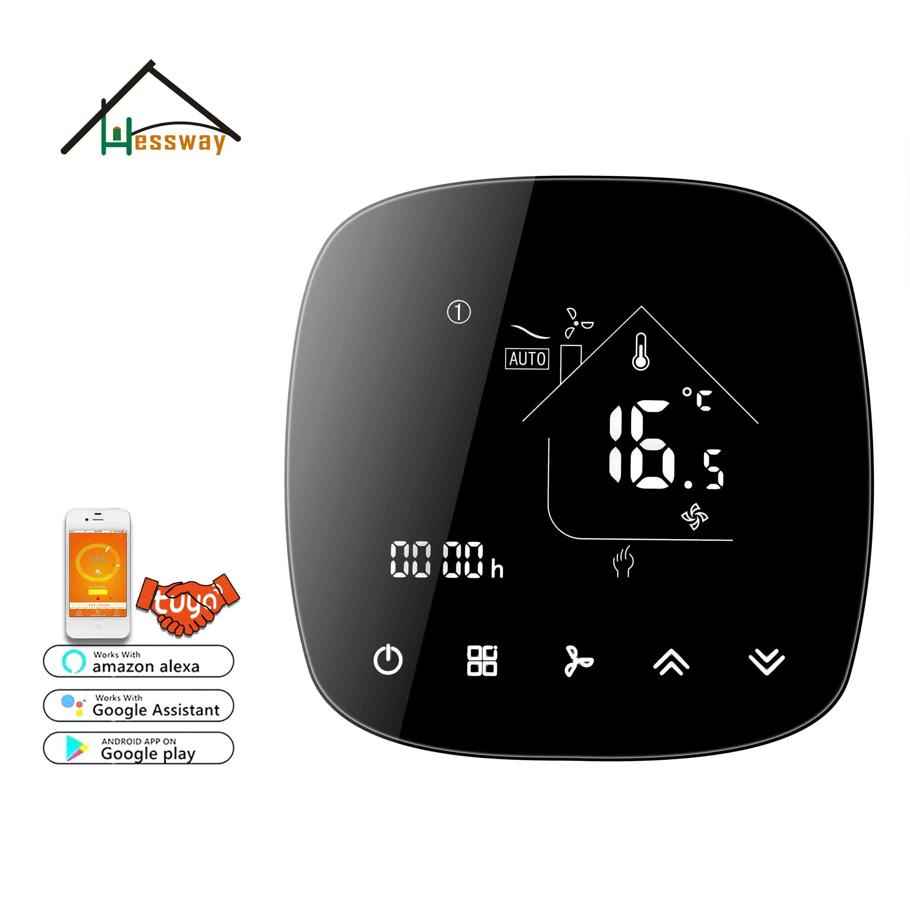 Умный термостат HESSWAY 2p 4p Wi-Fi регулятор температуры для охлаждения/нагрева