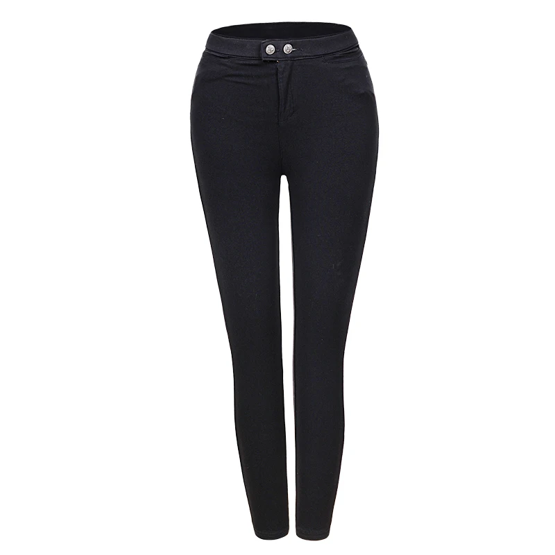 GLO-STORY повседневные однотонные женские леггинсы на молнии с карманом и пуговицами