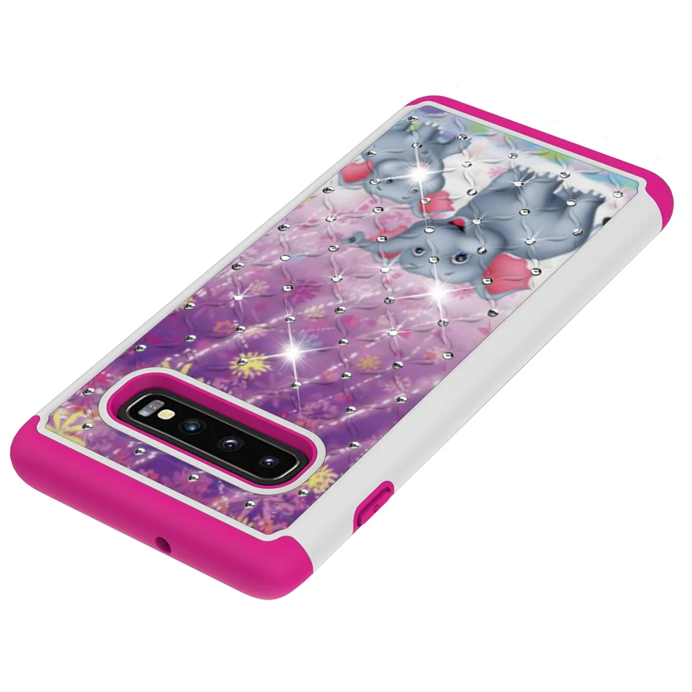 Чехол для samsung Galaxy A50 A30 A20/A6 2018/J3 Emerge/S8 S9 S10 из силикагеля + PC милый чехол с
