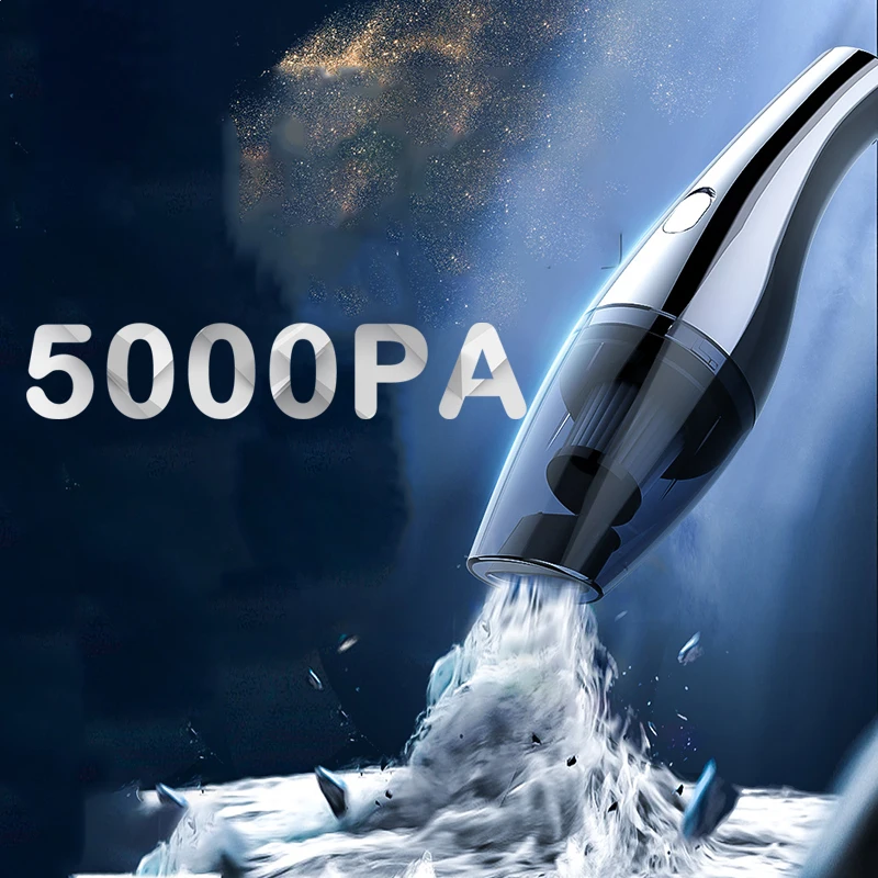 

Беспроводной автомобильный мини-пылесос, портативный ручной автоматический пылесос, робот для очистки салона автомобиля, дома и компьютер...