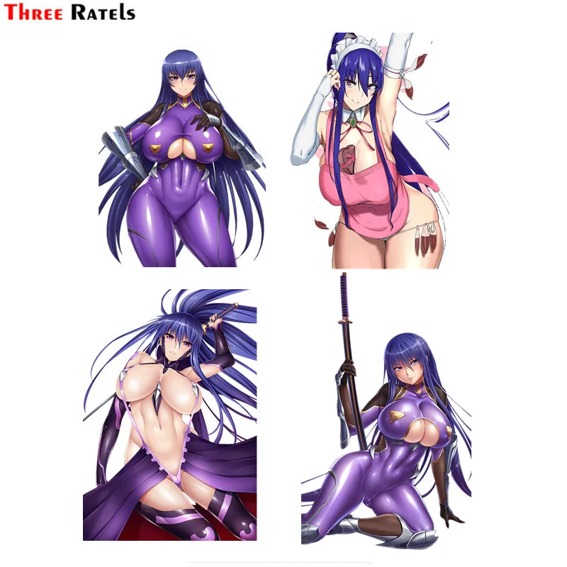 

Виниловая наклейка Three Ratels F616 Akiyama Rinko Taimanin для скейтборда