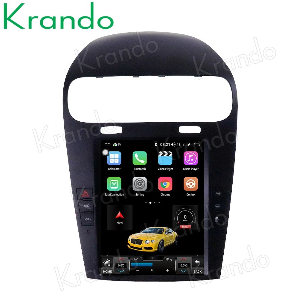 

Krando 10.4''Tesla Style Android 9.0 4G 64G Car Multimedia Player For Fiat Freemont Dodge Journey Car Radio DSP WIFI Auto Stereo