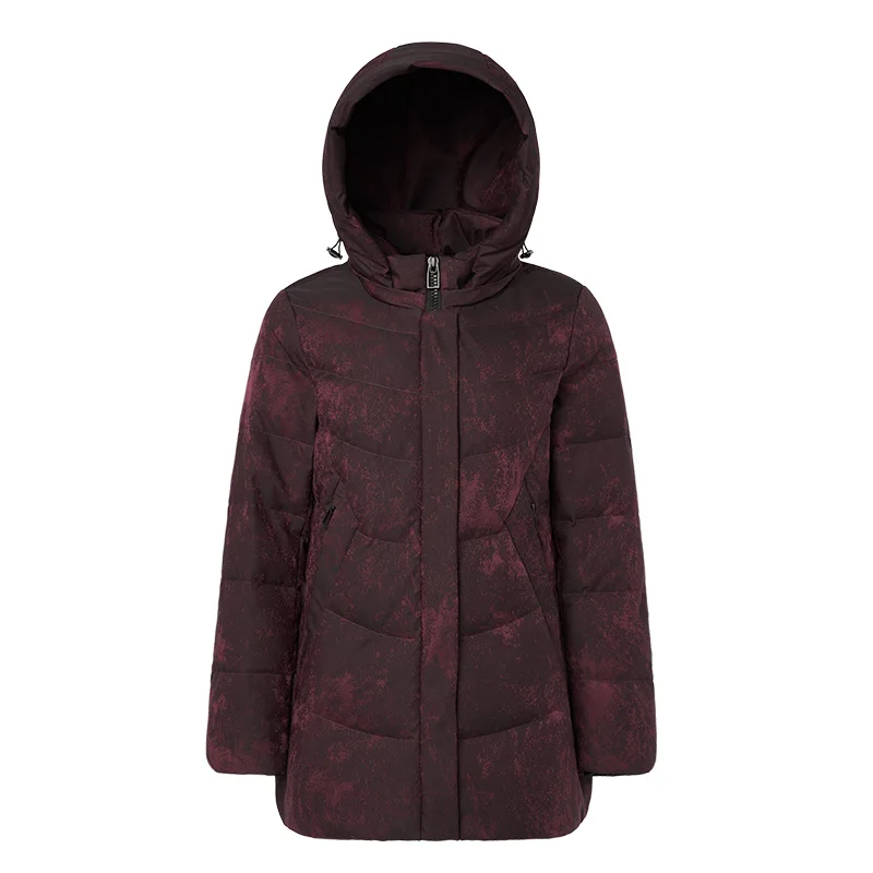 

CHERICOM New down jacket 2020 new female middle-aged and elderly loose large size mom coat Y25T203Y