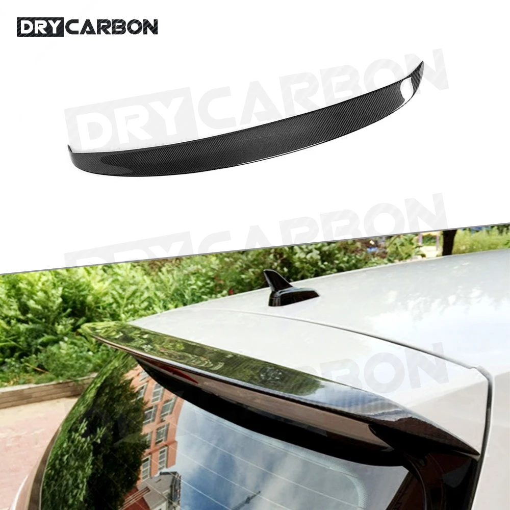 

Rear Roof Spoiler Trunk Window Wings for Volkswagen VW Golf 7 VII MK 7 Standard Rline 14-2017 Not For GTI and R Carbon Fiber FRP