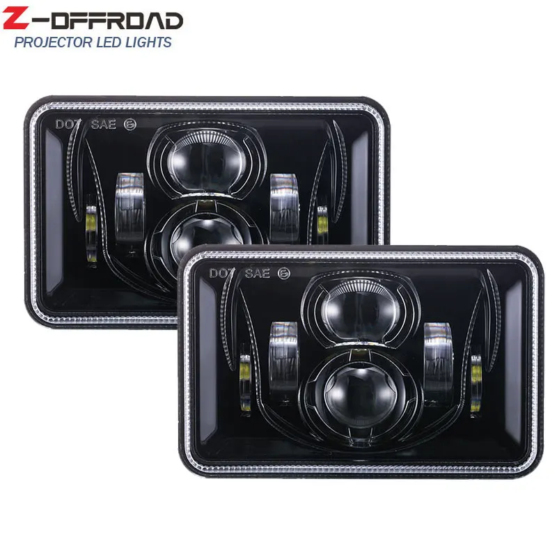 4 &quotx 6&quot светодиодные фары для грузовиков Замена герметичный луч Plug &amp Play