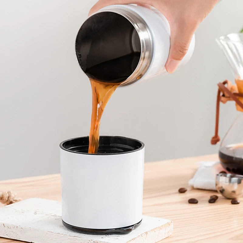 

All In One Portable Manual Coffee Bean Grinder Set Coffee Maker Brewer Filter With Travel Mug Adjustable Ceramic