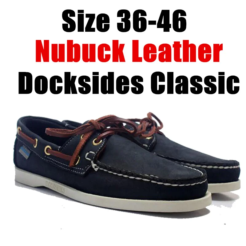 

Мужская обувь для вождения из натуральной замши, классические мокасины Docksides, брендовые дизайнерские лоферы на плоской подошве для мужчин и женщин, 2019 A018