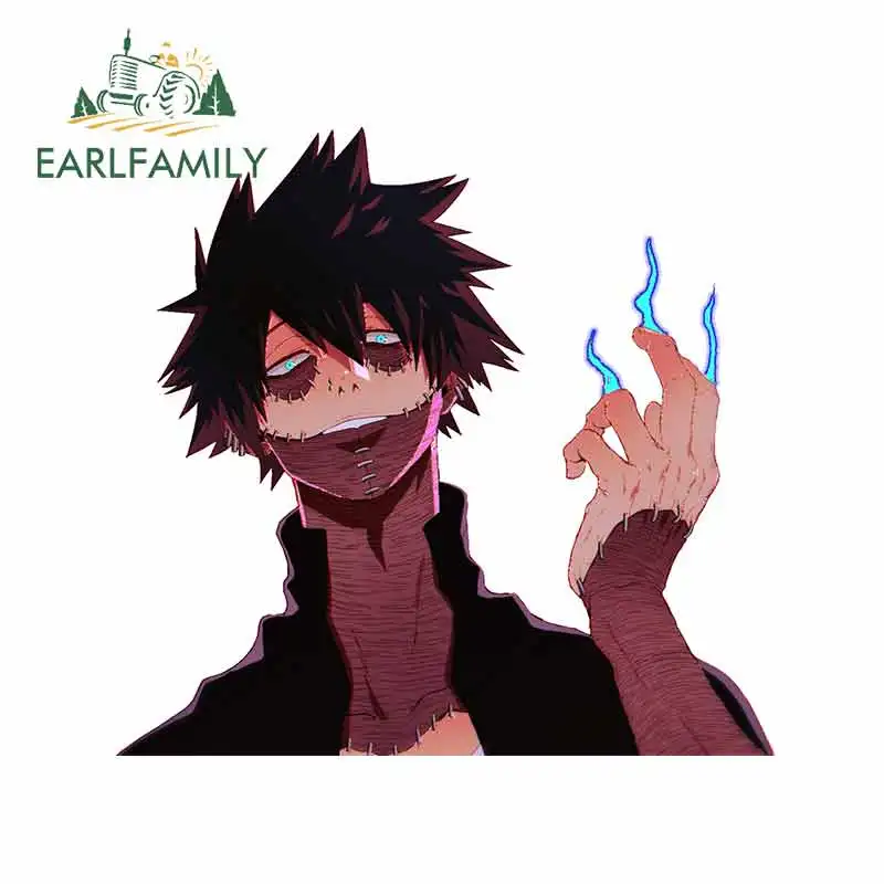 

EARLFAMILY 13 см x 11,6 см для моего героя академии, автомобильная наклейка на грузовик, индивидуальные креативные автомобильные наклейки для фурго...
