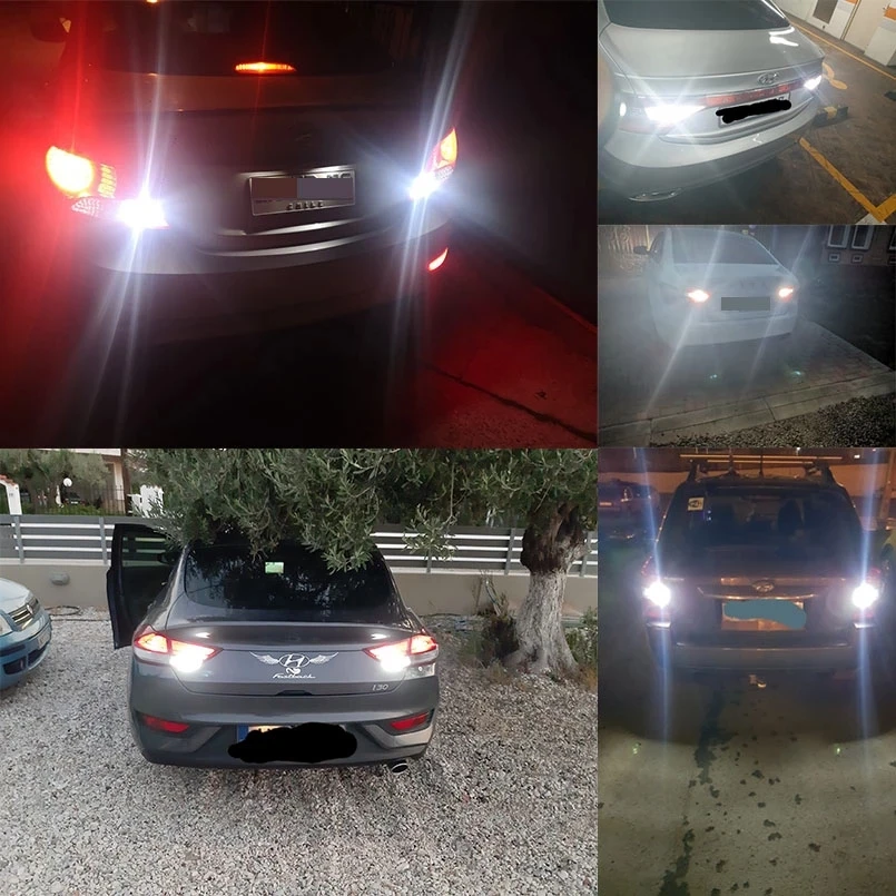Светодиодные лампы Canbus T15 W16W для Ford Focus 2 3 1 MK2 Fiesta Mondeo MK4 MK5 BMW Audi Kia шт. 1200 лм |
