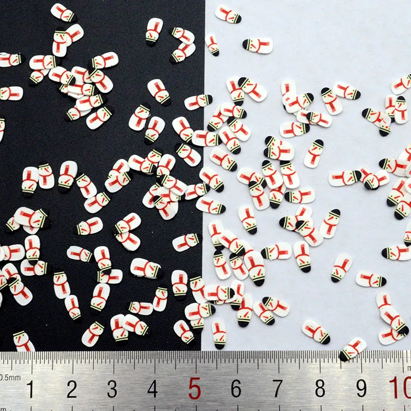 100 г/лот полимерная Горячая глина Fimo Рождественский снеговик для рукоделия, DIY Slime