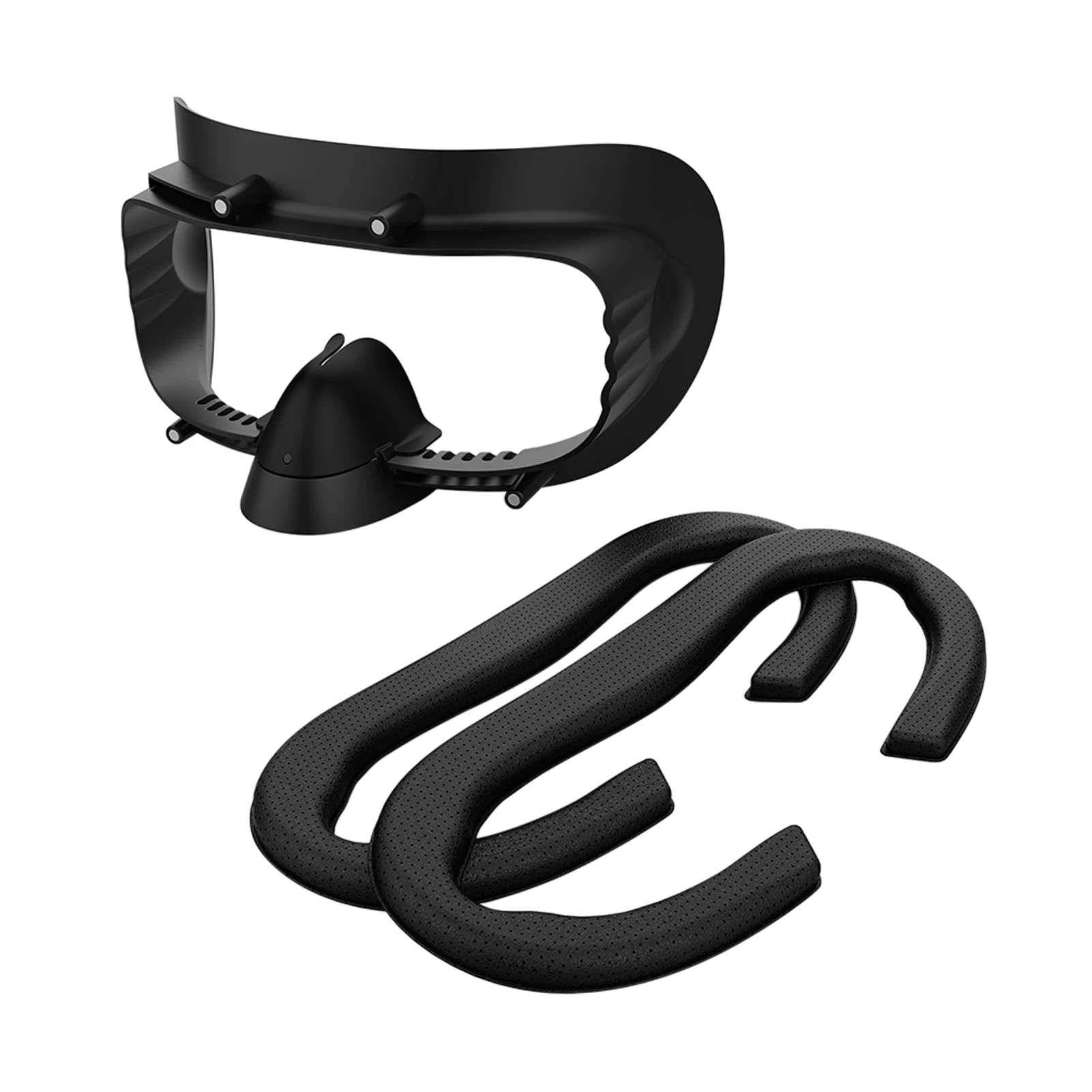 

Игровой удобный Черный Сменный кронштейн из ПУ кожи для съемного VR-интерфейса лица, дышащий, подходит для Rreverb G2