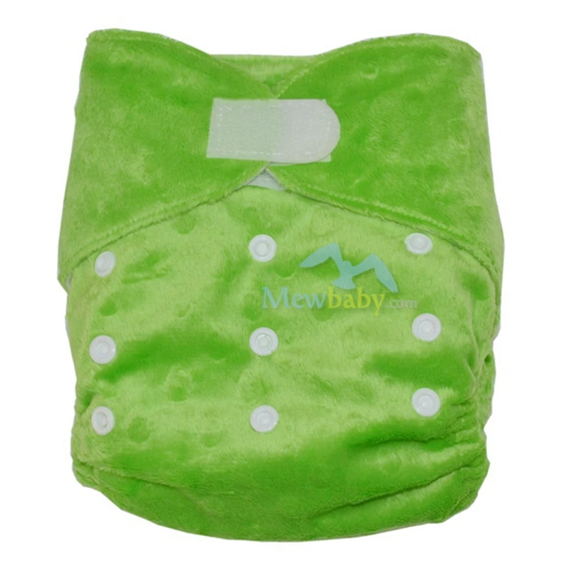 Детские подгузники AIO для новорожденных и малышей многоразовые Minky с 3-слойной