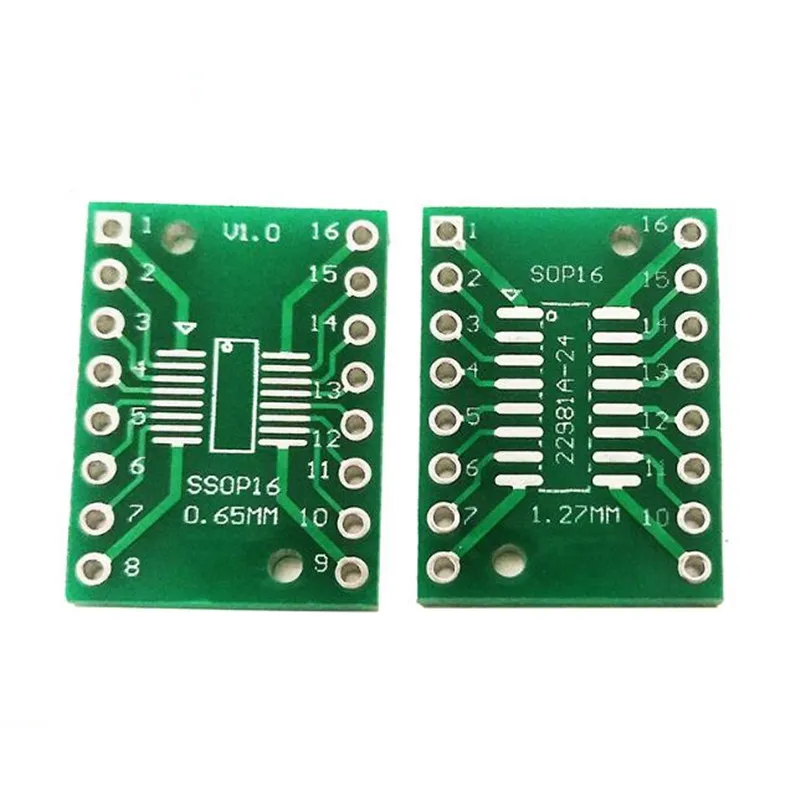 10 шт. TSSOP16 SSOP16 SOP-16 SOP16 к DIP16 переводная плата DIP Pin шаг адаптер | Электронные