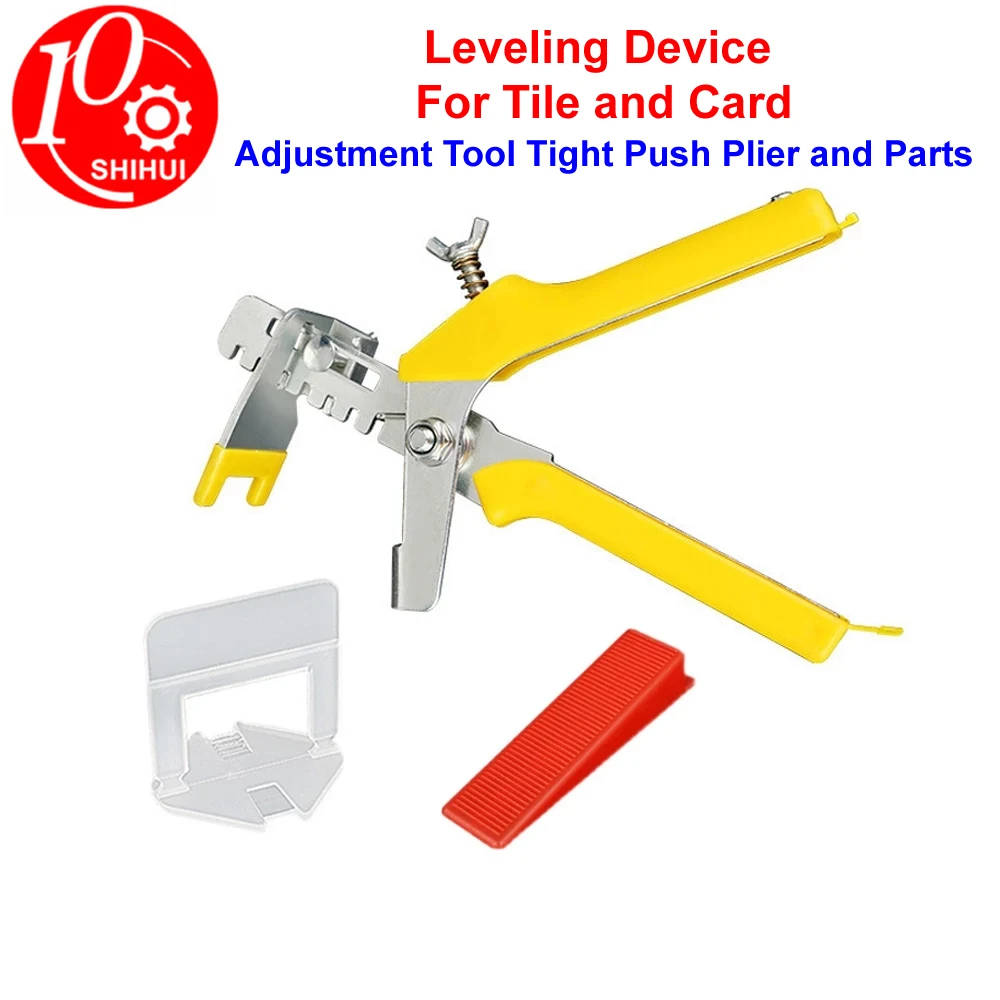 

Tile Leveling Tool Easy Use Wall Tile Floor Tile Positioning Leveling Card Paste Floor Tile Adjustment Tool Tight Push Plier