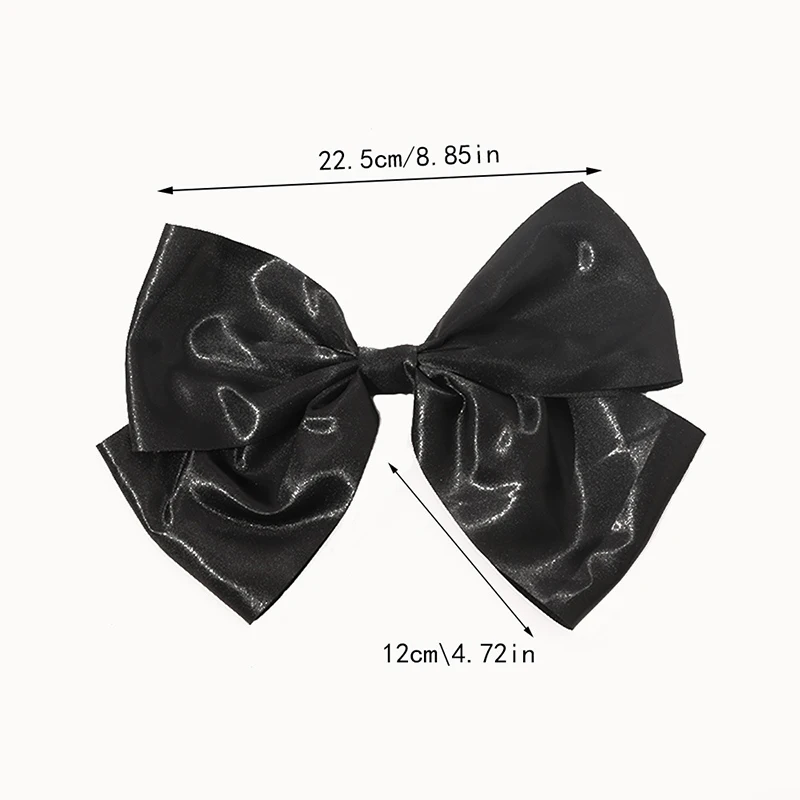 

2021 New Arrival Big Bows Hairpin Satin Elastic Barrettes Women Girls Hair Accessories Fashion Korean Hair Clip Accessories