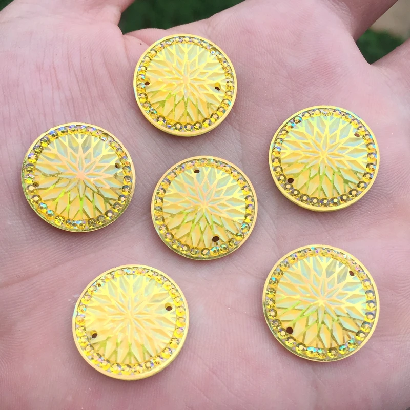 Новинка 20 шт./лот мм AB круглые стразы из смолы с плоской задней стороной свадебное