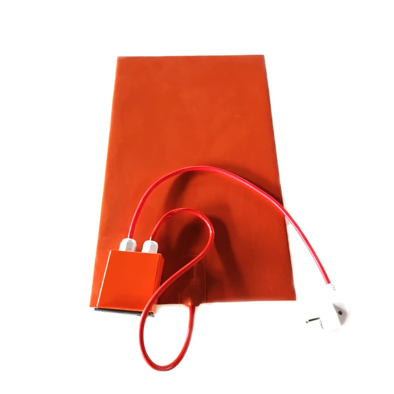 300*500*1.5mm 220V 1350W Silicone Pad Heater for 3d printer adhesive digital thermostat on wire 1000mm lead | Дом и сад