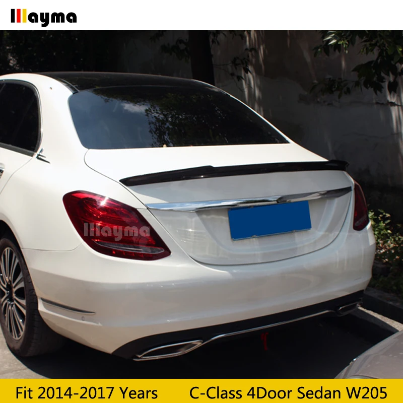 Спойлер для заднего багажника из стекловолокна в стиле FD Benz C класса W205 C180 C200 C220 C250