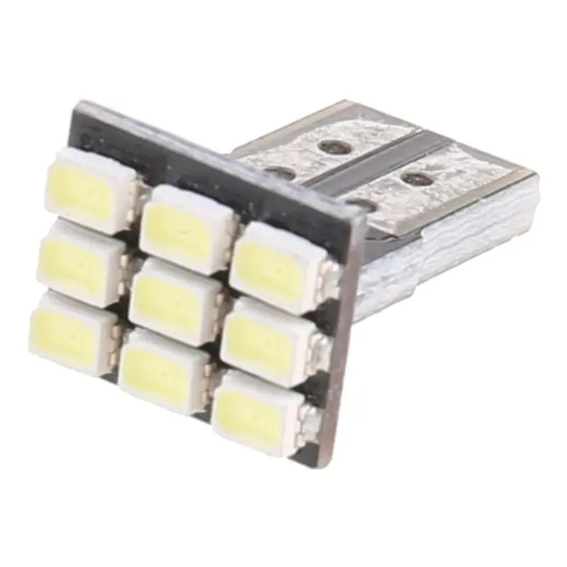 

1X T10 W5W 1206 9SMD Car LED Canbus Auto License Plate Light Instrument Lamp 12V