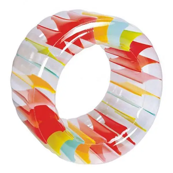 

2xSwimming Pool Pond Beach Inflatable Water Wheel Raft Roller Floating Toys