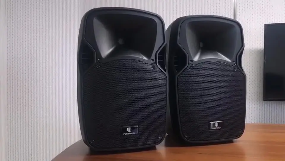

High quality 12 inch super sound bass speaker box with microphone