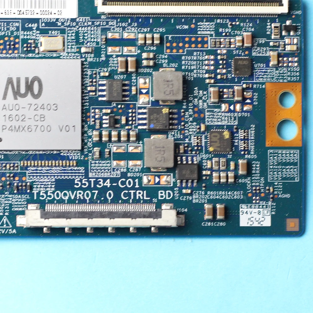 T con T550QVR07.0 CTRL BD 55T34 C01 ТВ 55 дюймов логическая плата оригинальный teste de placa tv