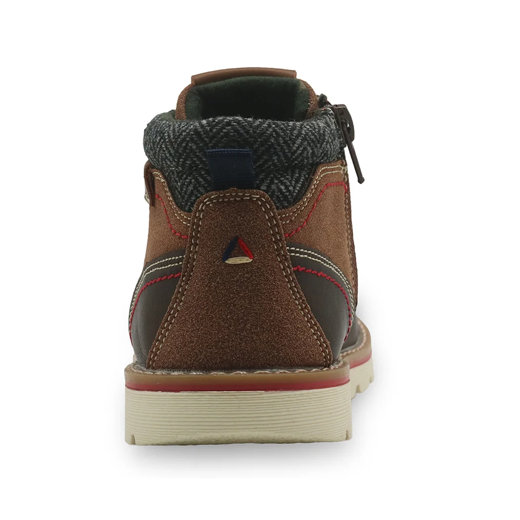 Осенняя детская обувь Apakowa ботинки из искусственной кожи для мальчиков с