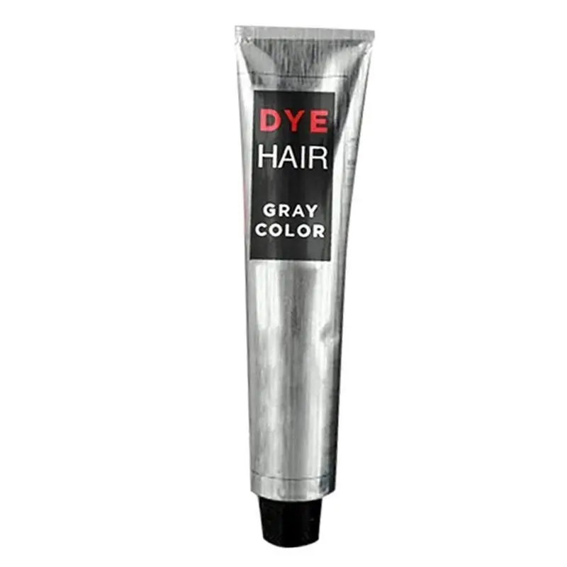 

Unisex Gray Hair Dye Cream 100ML Permanent Color Hairstyle Silver Coverage K3NE