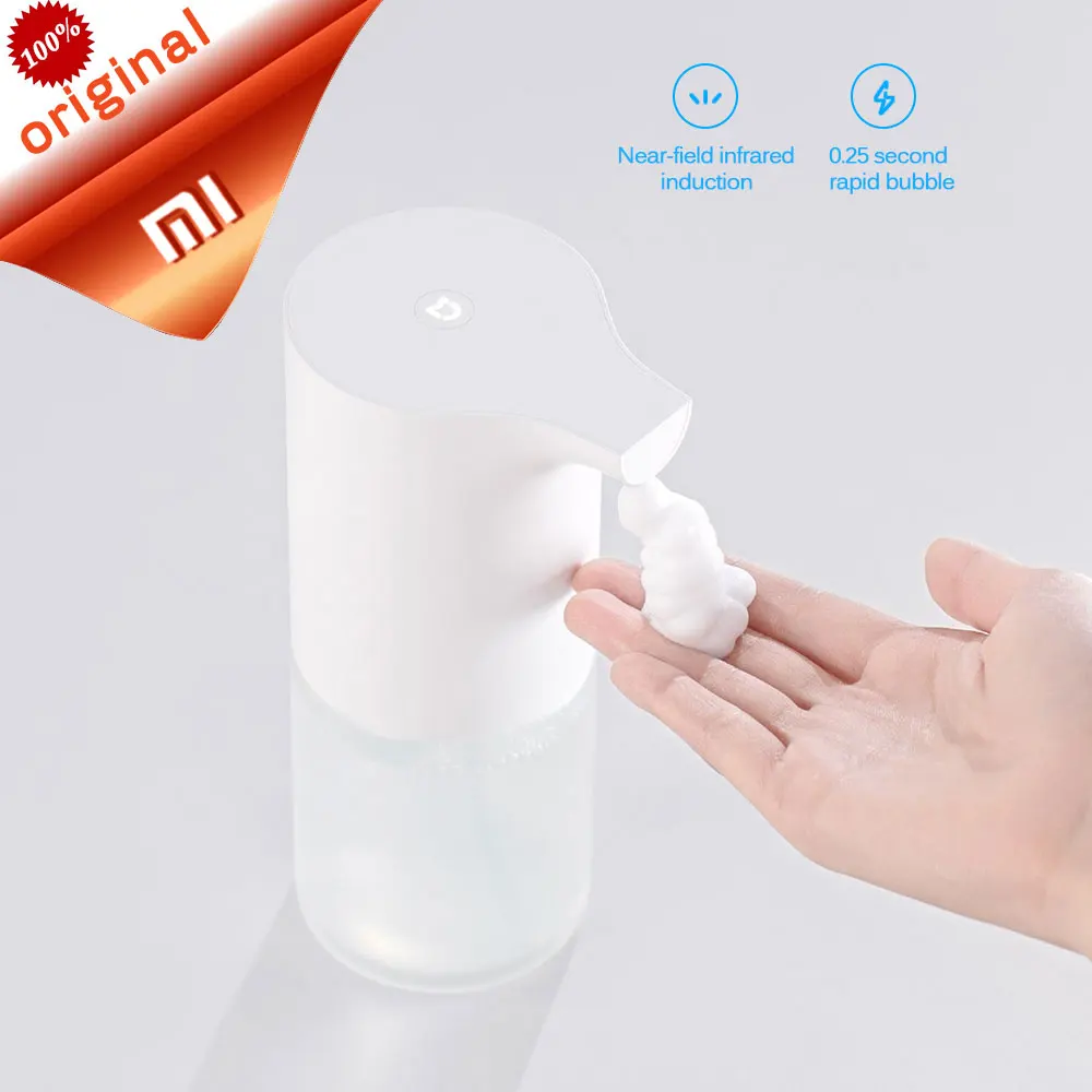 Xiaomi Mijia автоматический Пенящийся мыльница для рук 0,25 s инфракрасный датчик портативный моющий очиститель рук Xiaomi умный дом