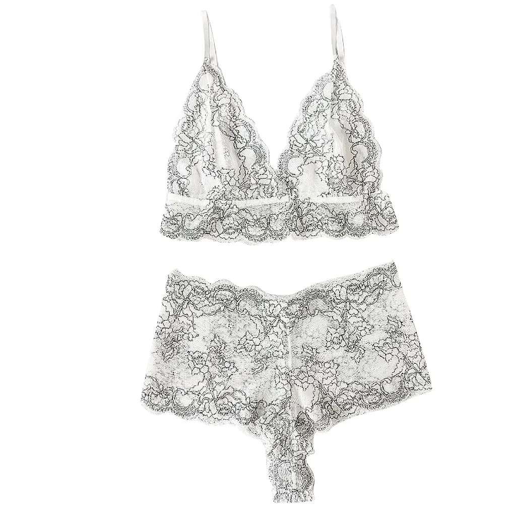 Сексуальное женское нижнее белье модное кружевное сексуальное с глубоким v