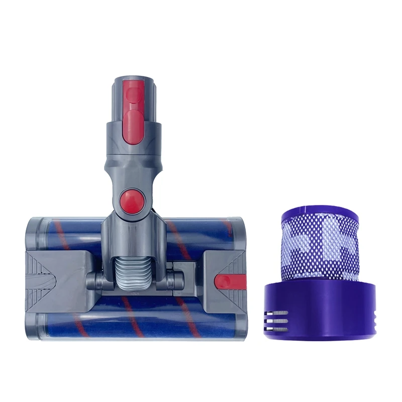 

Replacement For National Edition Dyson V10 Vacuum Cleaner Spare Roller Carpet Double Roller Floor Brush+Filter