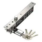 LPSECURITY 2000 кг силы ворота двери электрический откидной Болт замок для главного входа двери замок с ключами таймер функция задержки