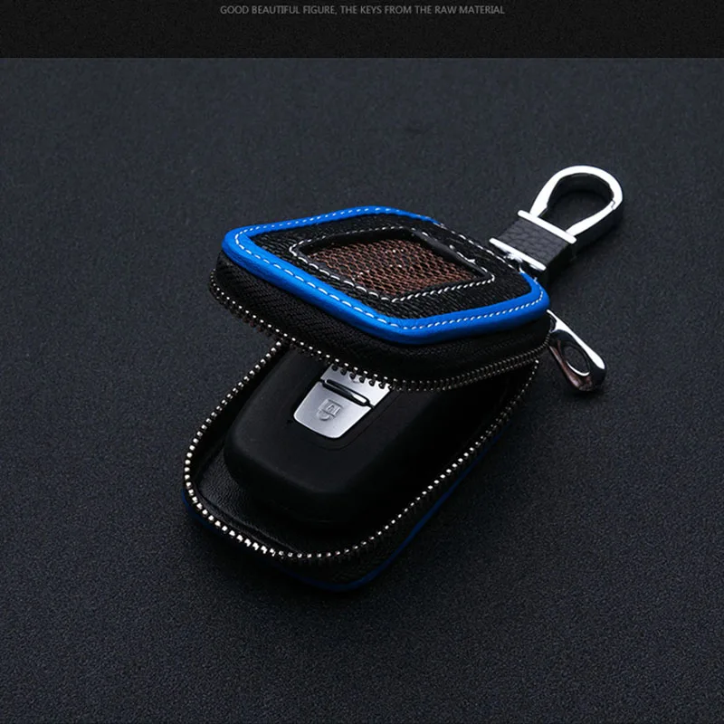 Кожаный чехол для автомобильного ключа VW Golf Bora Jetta POLO GOLF Passat Skoda Octavia Mercedes benz Nissan Mazda