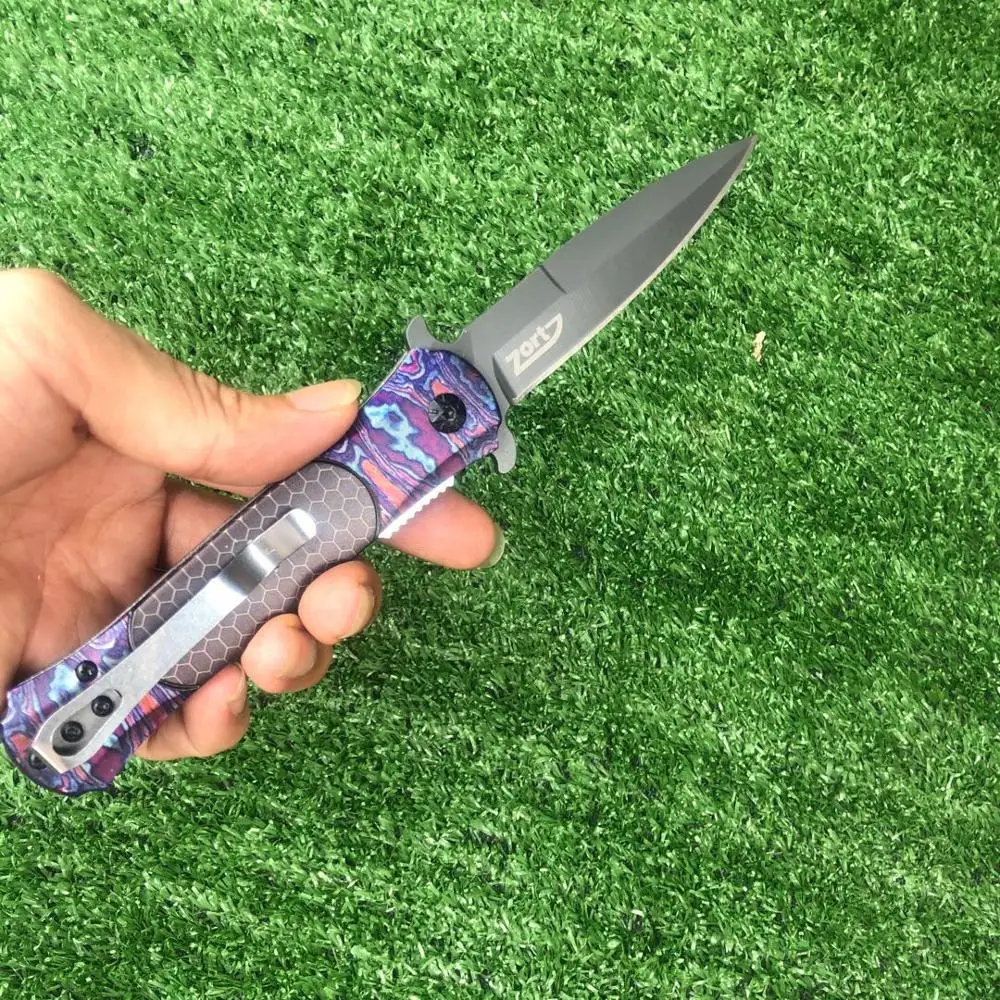 Мини-Спиннер радужного цвета нож для фруктов кемпинга маленький складной