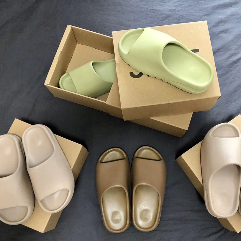 

Indoor Comfortable Soft Slippers Men Women Non-slip Bathroom Home Shoes Flat Eva Thick Sole Slides Women's Beach Sandals