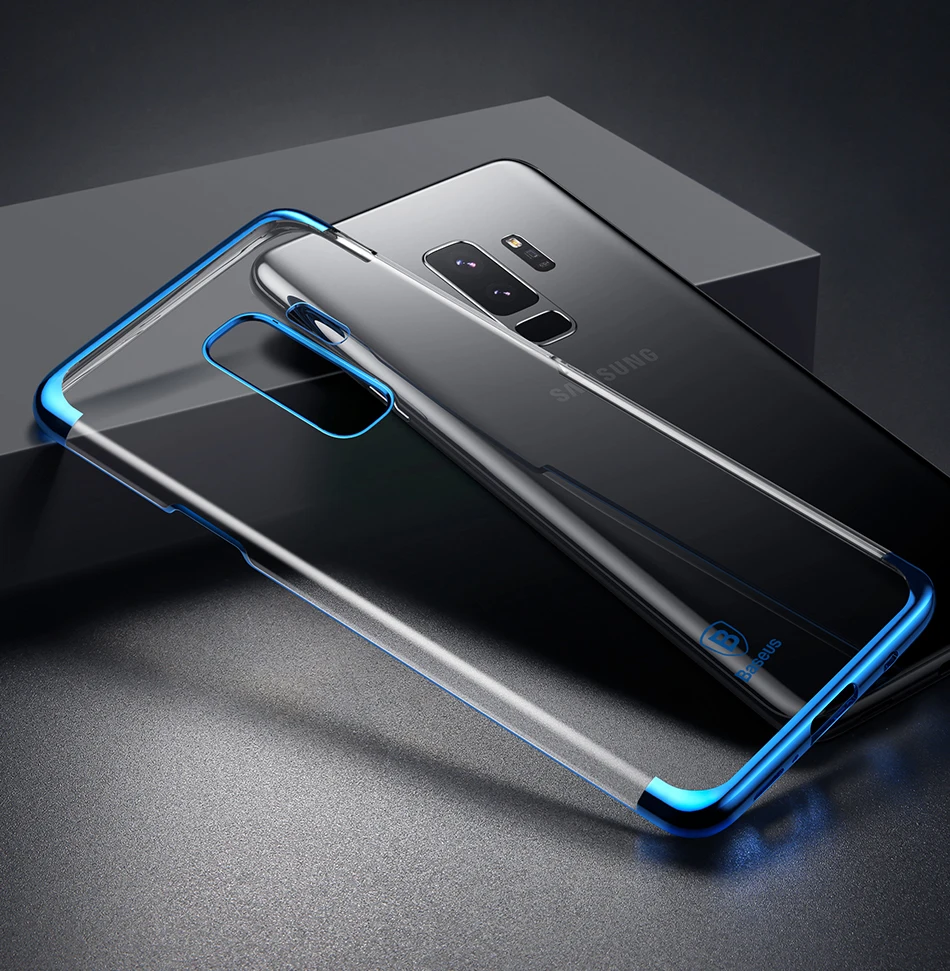 Baseus Luxury Plating Phone Case For Samsung Galaxy S9 Plus Coque Ultra Thin Soft Silicone Back Cover For Galaxy s9 Fundas