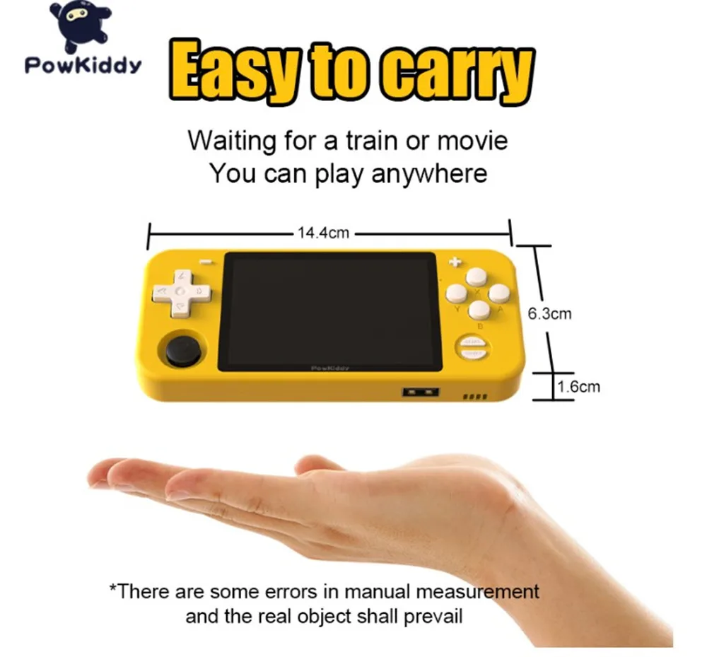 POWKIDDY RGB10 Handheld Retro Game Console 3.5 Inch IPS Screen RK3326 Quad Core For PS N64 Portable Video Games Consoles Player |