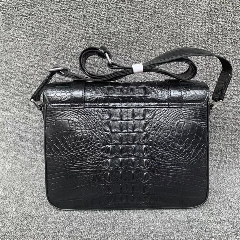 Шикарный дизайнерский мужской кошелек из натуральной крокодиловой кожи с