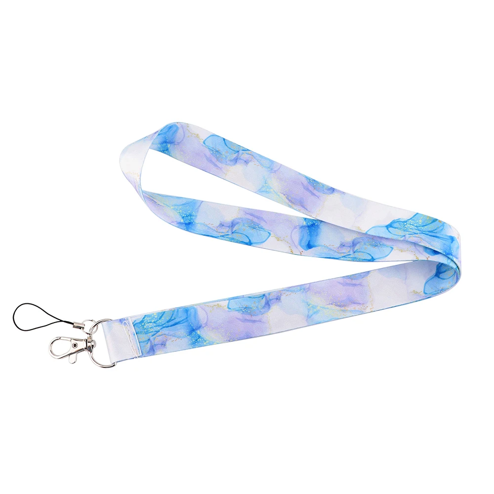 colorful lanyard for keys chain id credit card cover pass mobile phone charm badge holder key ring neck straps accessories free global shipping