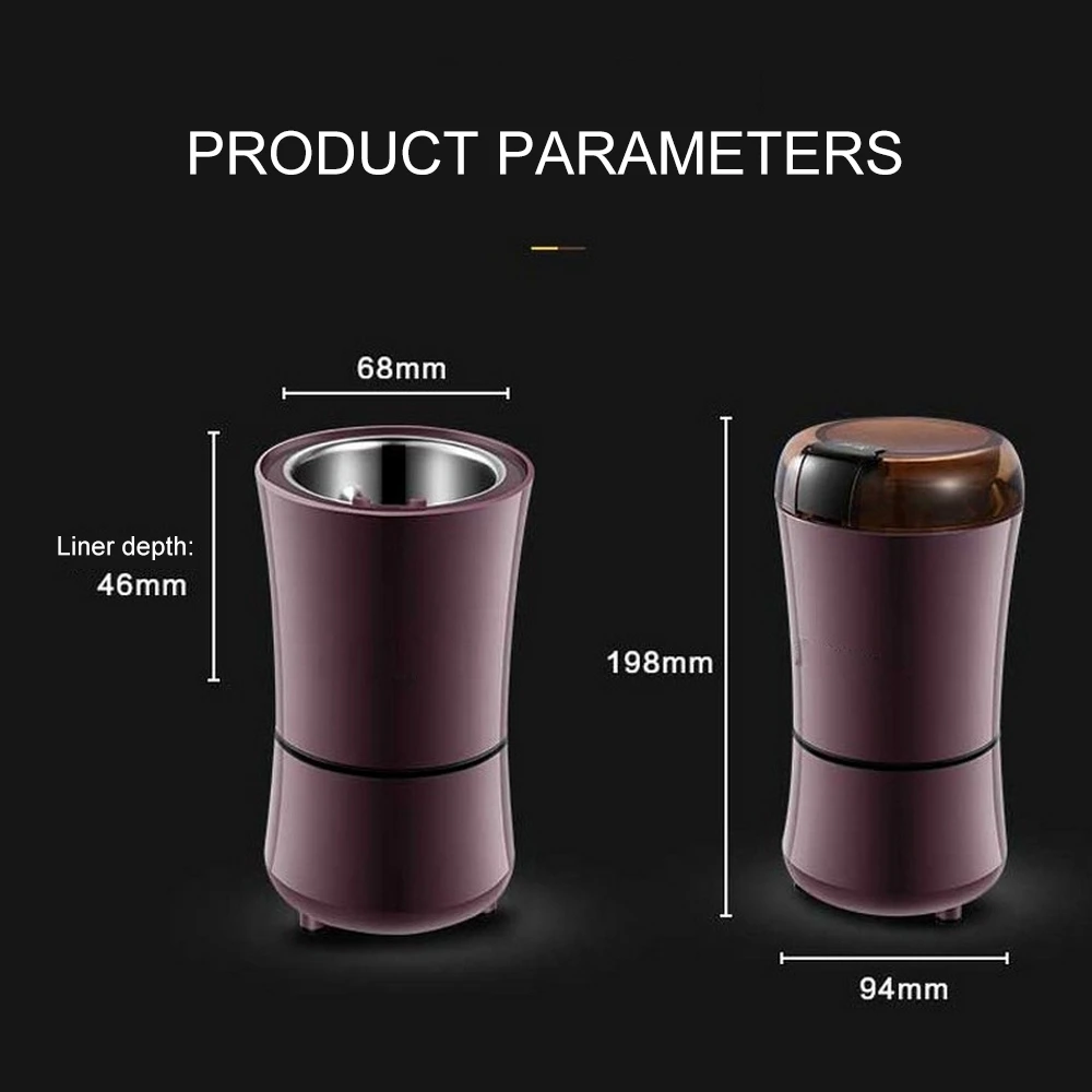 150 Вт Электрический Кофе Мясорубка мини кухонный измельчитель соли и перца