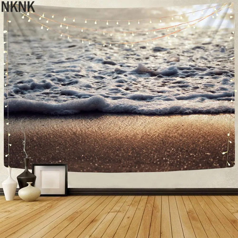 

NKNK Brand Beach Tapestry Hawaii Wall Tapestry Landscape Home Tapestrys Decor Boho decor Hippie New