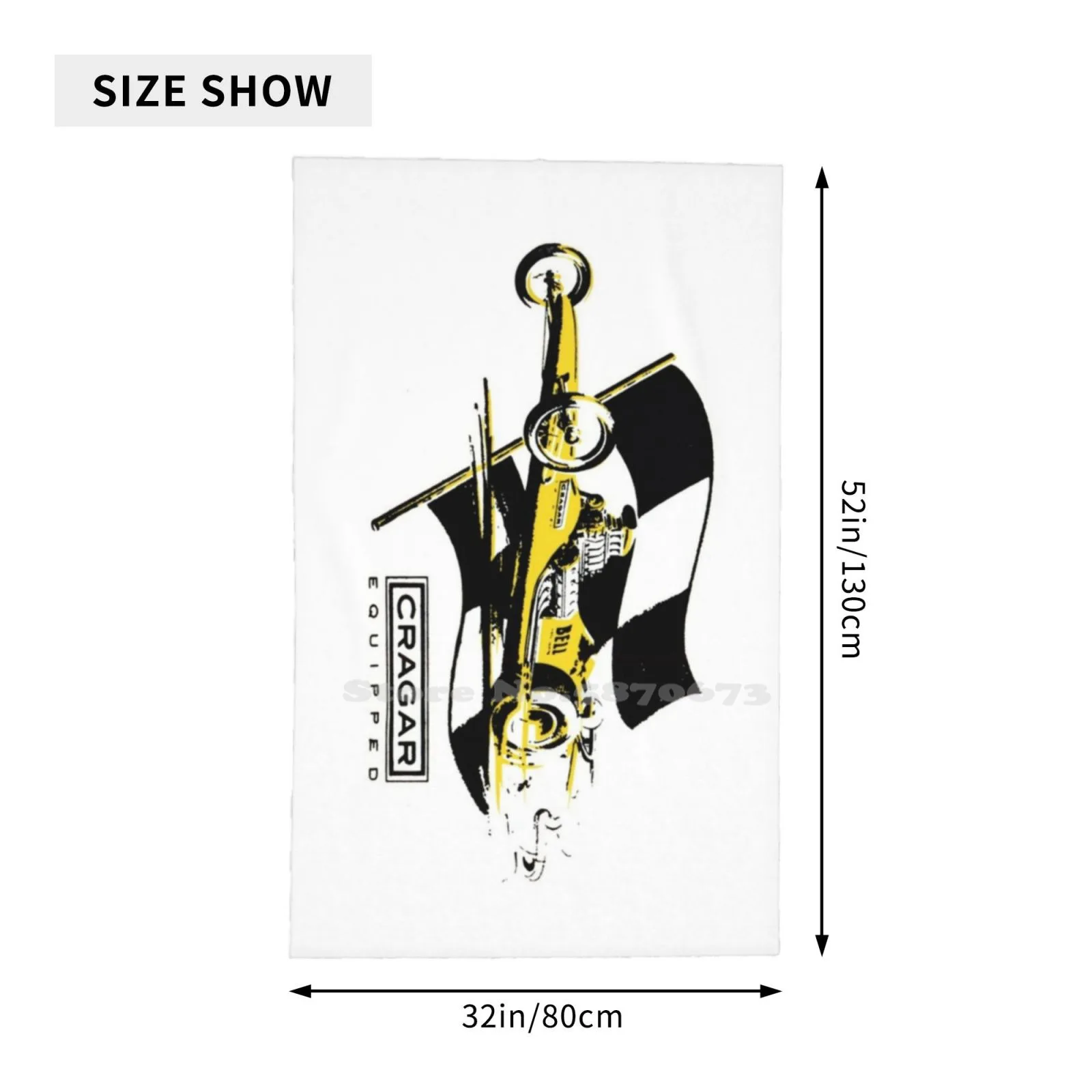 Полотенце из сверхтонкого волокна для ванной комнаты крагар-звонок Nhra Racing Chevy Ford